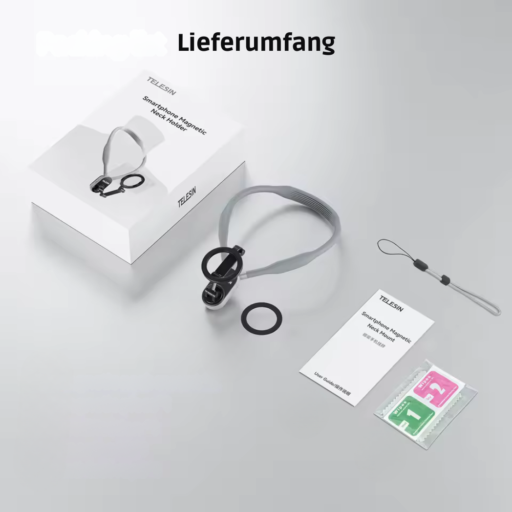 Telesin™ Neckmount - Hals/Nacken Magnetische Halterung für Smartphones
