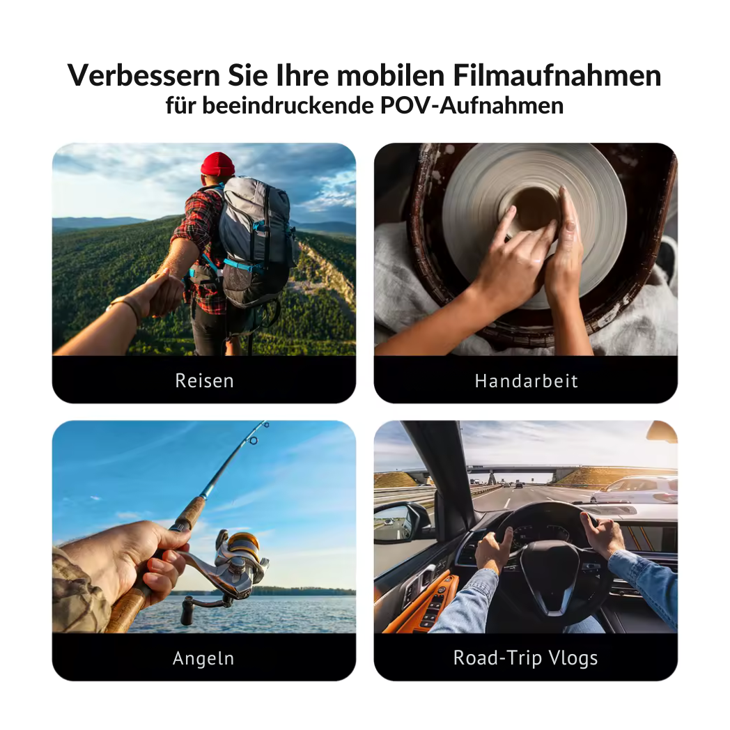 Telesin™ Neckmount - Hals/Nacken Magnetische Halterung für Smartphones