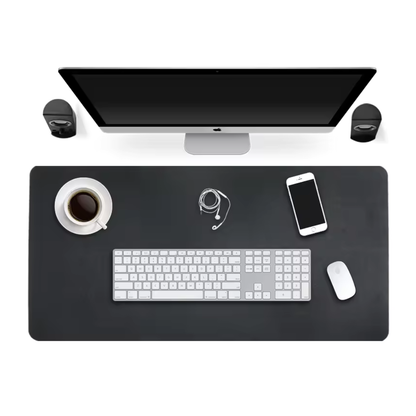 LeaderShield™ - Leder/PU Unterlage für Bürotisch - 30x60cm