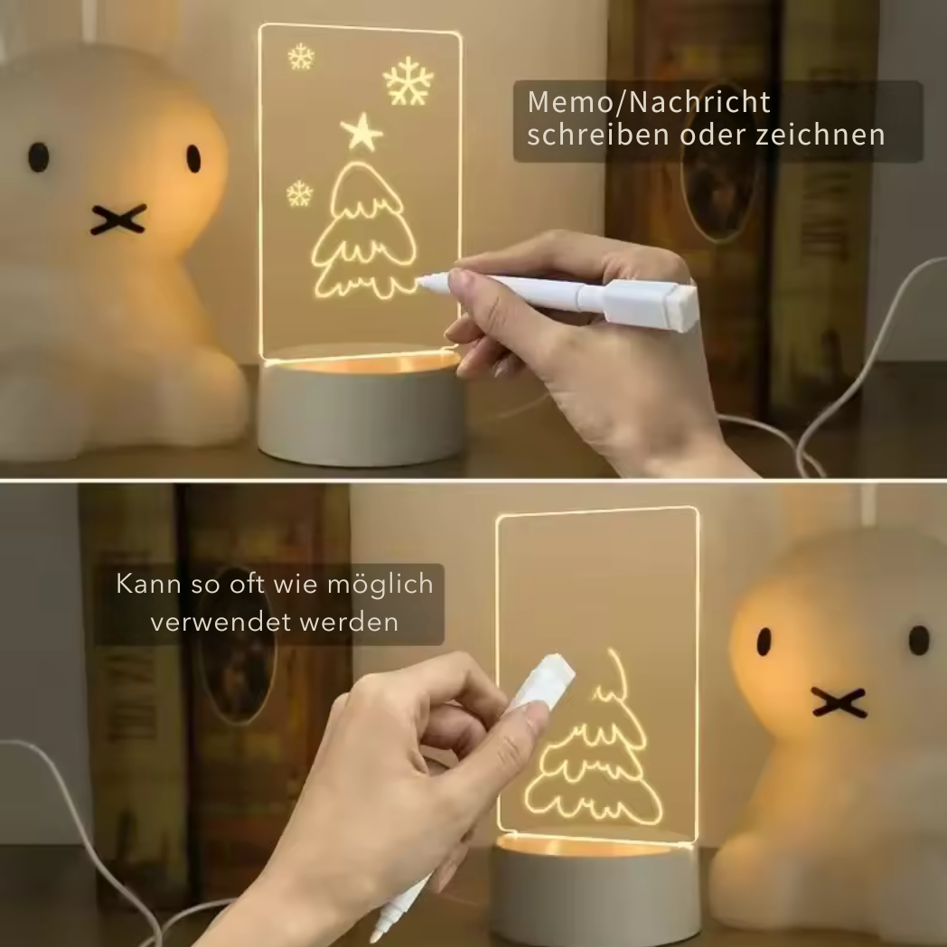 Shineboard™ - Leuchtendes Notitzbrett