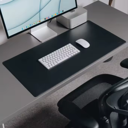 LeaderShield™ - Leder/PU Unterlage für Bürotisch - 30x60cm