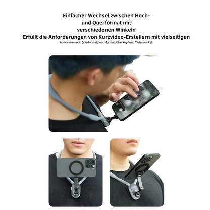 Telesin™ Neckmount - Hals/Nacken Magnetische Halterung für Smartphones