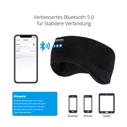 Sleepguard™ - Elastische Bluetooth Augenbinde mit Lautsprecherfunktion