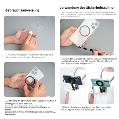 Telesin™ Neckmount - Hals/Nacken Magnetische Halterung für Smartphones