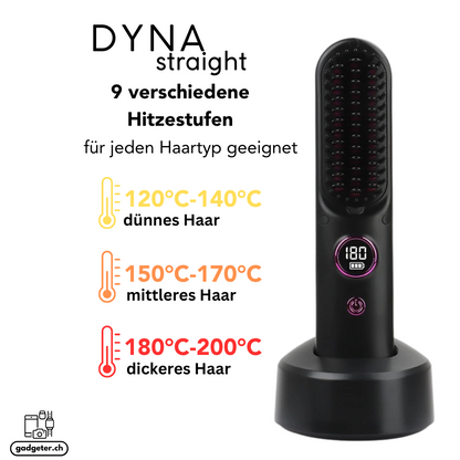 DynaStraight - hair straightener and brush comb