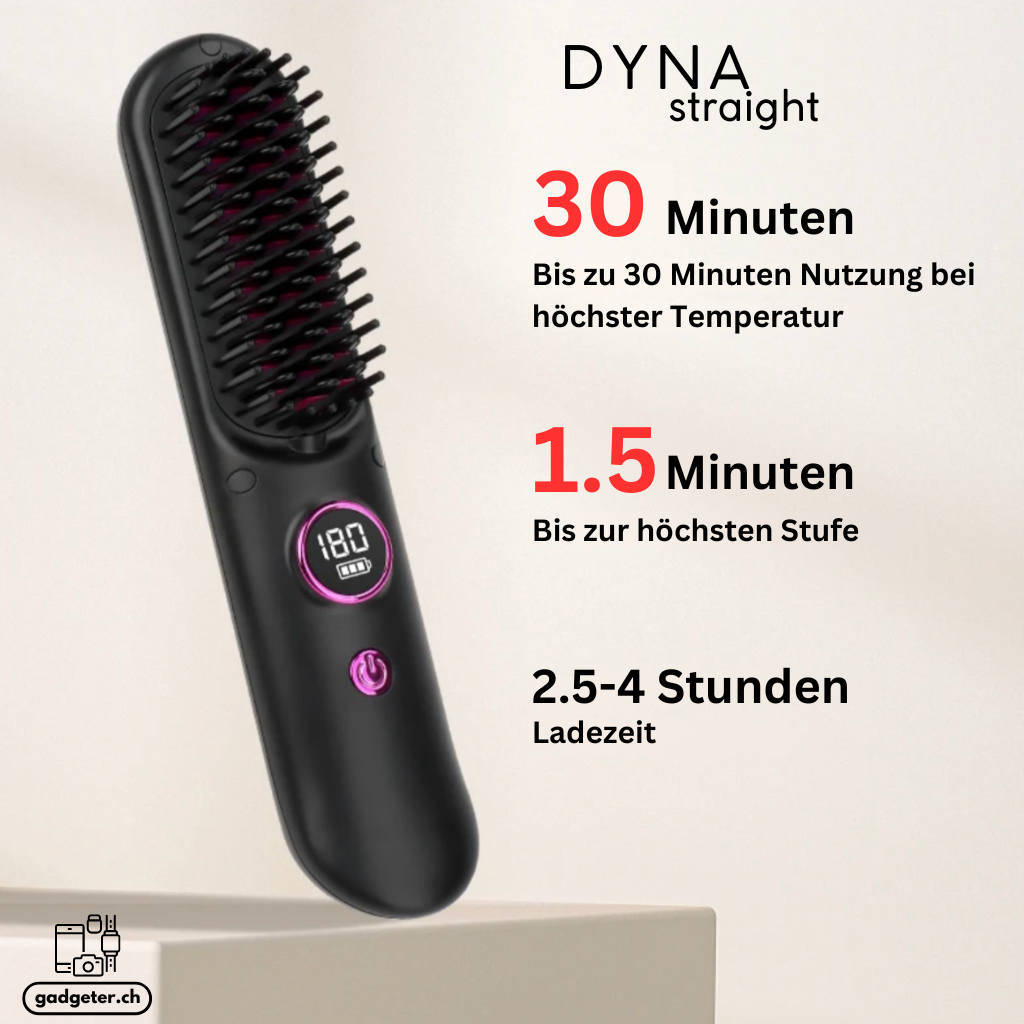 DynaStraight - hair straightener and brush comb