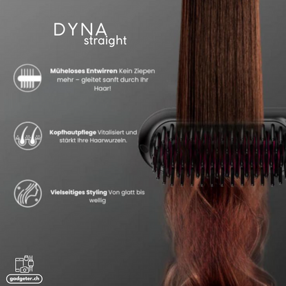 DynaStraight - hair straightener and brush comb